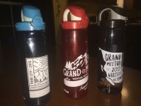 Three years of Grand Meetups in Water bottles